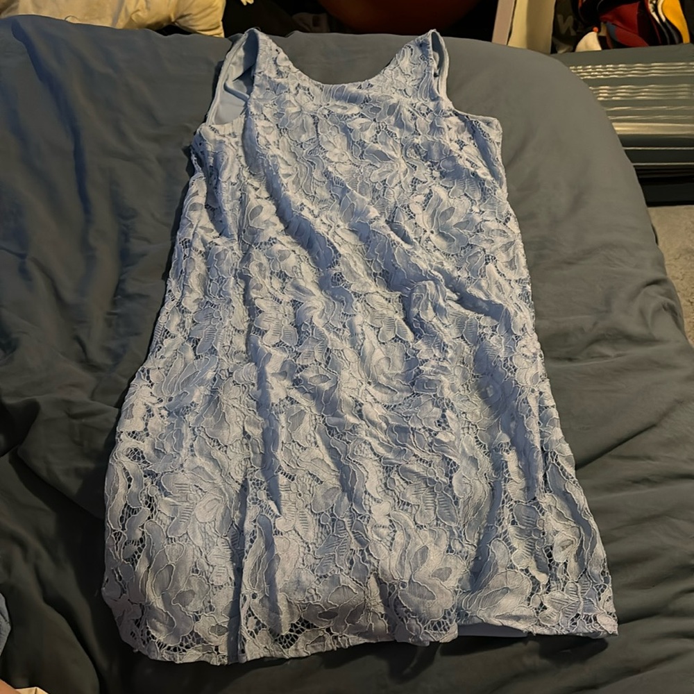 Light Blue Lace Dress